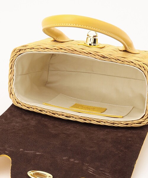 CARVING TRIBES（カービングトライブス）の「mini BK Maestra（ハンドバッグ・レディース・ブラウン/ピンク/イエロー・FREE）」の9枚目の写真