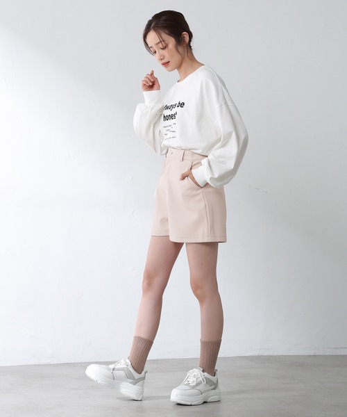 Honeys（ハニーズ）の「合皮ショートパンツ（その他パンツ