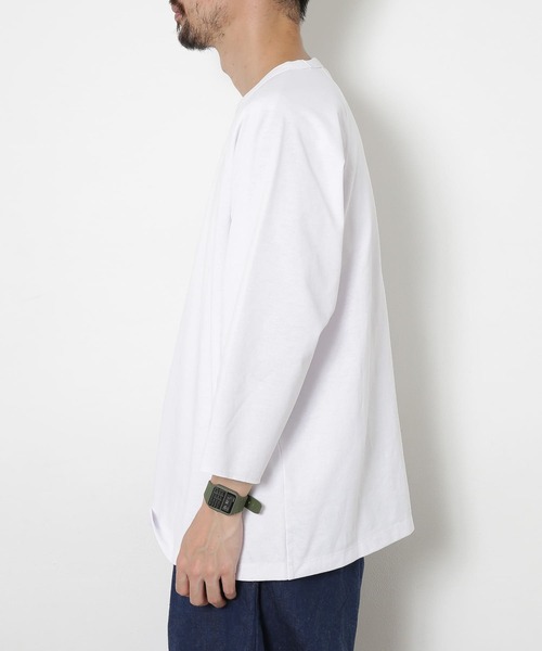 URBAN RESEARCH Sonny Label（アーバンリサーチサニーレーベル）の「『接触冷感/吸水速乾/UVカット』UR TECH ICE SUMMERラグラン七分袖Tシャツ（Tシャツ/カットソー・メンズ・ブラウン/ライトブルー/オフホワイト・MEDIUM/LARGE）」の12枚目の写真