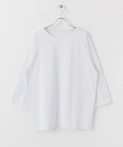URBAN RESEARCH Sonny Label（アーバンリサーチサニーレーベル）の「『接触冷感/吸水速乾/UVカット』UR TECH ICE SUMMERラグラン七分袖Tシャツ（Tシャツ/カットソー・メンズ・ブラウン/ライトブルー/オフホワイト・MEDIUM/LARGE）」の18枚目の写真
