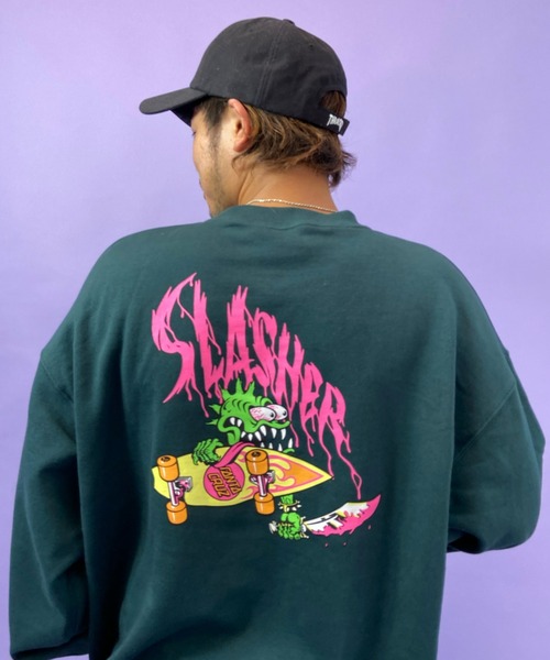 SANTA CRUZ(サンタクルーズ)の「【ZOZOTOWN限定アイテム】SANTACRUZ/サンタクルーズ オーバーサイズ バックプリントスウェット 502213308(スウェット・メンズ・ブラック/ホワイト/グリーン/グレー・XXL/L/XL/M)」の15枚目の写真