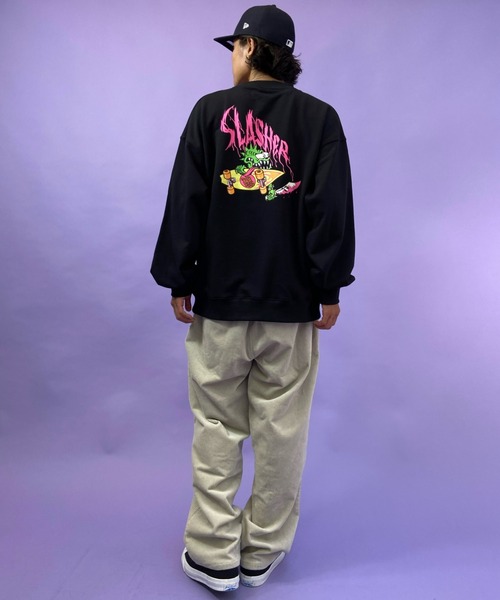 SANTA CRUZ(サンタクルーズ)の「【ZOZOTOWN限定アイテム】SANTACRUZ/サンタクルーズ オーバーサイズ バックプリントスウェット 502213308(スウェット・メンズ・ブラック/ホワイト/グリーン/グレー・XXL/L/XL/M)」の14枚目の写真