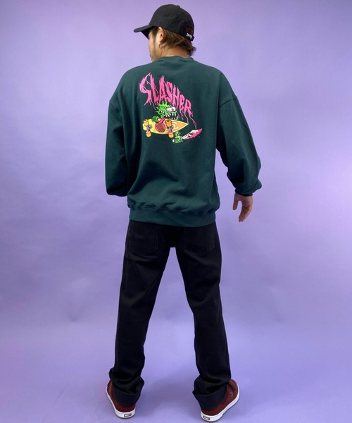 SANTA CRUZ(サンタクルーズ)の「【ZOZOTOWN限定アイテム】SANTACRUZ/サンタクルーズ オーバーサイズ バックプリントスウェット 502213308(スウェット・メンズ・ブラック/ホワイト/グリーン/グレー・XXL/L/XL/M)」の22枚目の写真