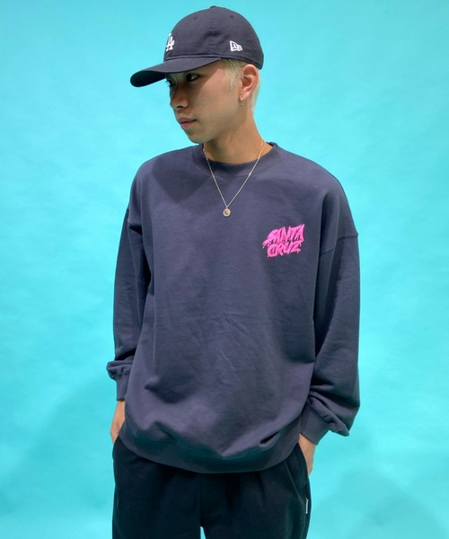 SANTA CRUZ(サンタクルーズ)の「【ZOZOTOWN限定アイテム】SANTACRUZ/サンタクルーズ オーバーサイズ バックプリントスウェット 502213308(スウェット・メンズ・ブラック/ホワイト/グリーン/グレー・XXL/L/XL/M)」の12枚目の写真