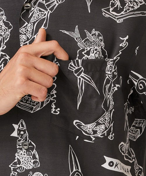aloha blossom（アロハブロッサム）の「【Aloha Blossom】LUCKY SHIRTS（シャツ/ブラウス・メンズ・ブラック/ネイビー・40/42）」の21枚目の写真