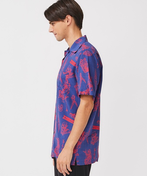 aloha blossom（アロハブロッサム）の「【Aloha Blossom】LUCKY SHIRTS（シャツ/ブラウス・メンズ・ブラック/ネイビー・40/42）」の6枚目の写真