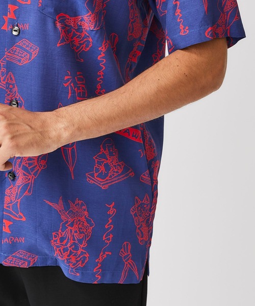 aloha blossom（アロハブロッサム）の「【Aloha Blossom】LUCKY SHIRTS（シャツ/ブラウス・メンズ・ブラック/ネイビー・40/42）」の11枚目の写真