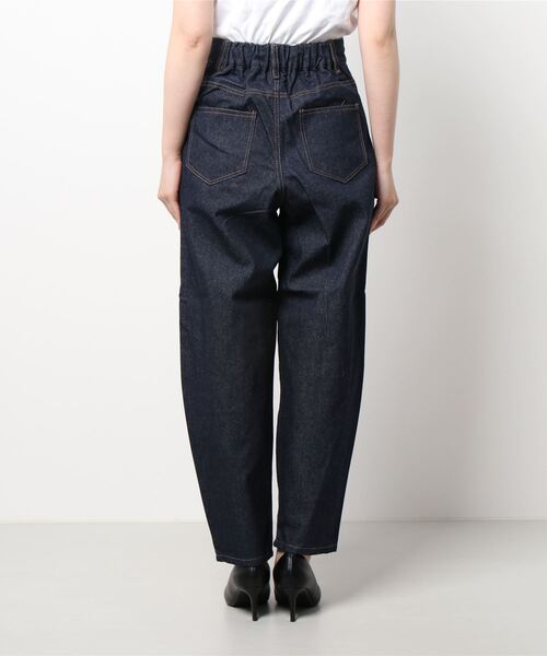 ehka sopo（エヘカソポ）の「バルーンデニムパンツ（デニムパンツ・レディース・ブラック/ネイビー・ﾌﾘ-）」の7枚目の写真