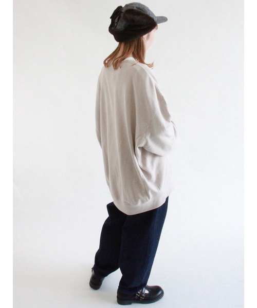 ehka sopo（エヘカソポ）の「バルーンデニムパンツ（デニムパンツ・レディース・ブラック/ネイビー・ﾌﾘ-）」の6枚目の写真