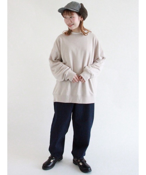 ehka sopo（エヘカソポ）の「バルーンデニムパンツ（デニムパンツ・レディース・ブラック/ネイビー・ﾌﾘ-）」の5枚目の写真