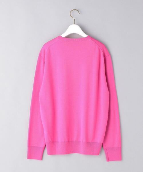 UNITED ARROWS(ユナイテッドアローズ)の「<UNITED ARROWS>クルーネック ロングスリーブニット G(ニット/セーター・レディース・ネイビー/ピンク・フリー)」の10枚目の写真