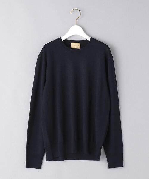 UNITED ARROWS(ユナイテッドアローズ)の「<UNITED ARROWS>クルーネック ロングスリーブニット G(ニット/セーター・レディース・ネイビー/ピンク・フリー)」の15枚目の写真