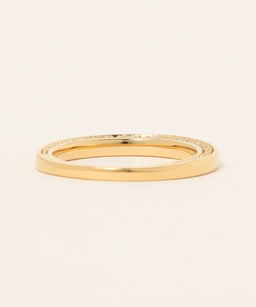 PAS TIERRA（パティエラ）の「【Carillon】ムーンリング（リング・レディース・イエローゴールド・#13/#9/#11/#15）」の2枚目の写真