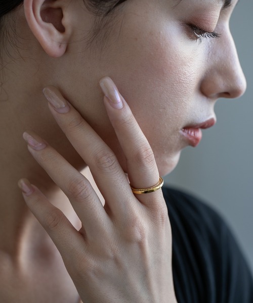 PAS TIERRA（パティエラ）の「【Carillon】ムーンリング（リング・レディース・イエローゴールド・#13/#9/#11/#15）」の5枚目の写真