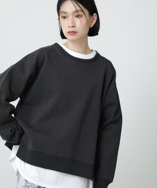 Goodwear(Since1983)(グッドウェア)の「(Goodwear)スウェットトップス(スウェット・レディース・ピンク/ホワイト/グレー・FREE)」の2枚目の写真