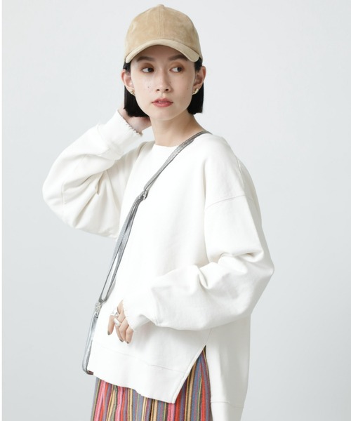 Goodwear(Since1983)(グッドウェア)の「(Goodwear)スウェットトップス(スウェット・レディース・ピンク/ホワイト/グレー・FREE)」の1枚目の写真