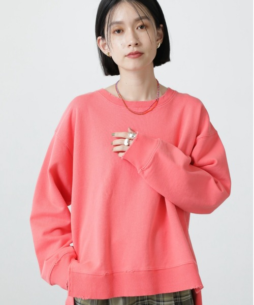 Goodwear(Since1983)(グッドウェア)の「(Goodwear)スウェットトップス(スウェット・レディース・ピンク/ホワイト/グレー・FREE)」の3枚目の写真