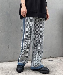 PAGEBOY | ヘリンボーンニットパンツ(その他パンツ)