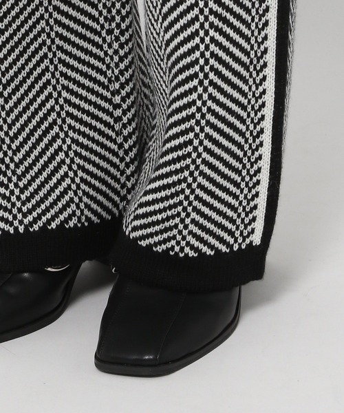 PAGEBOY（ページボーイ）の「ヘリンボーンニットパンツ（その他パンツ・レディース・ブラック/グリーン系その他・FREE）」の14枚目の写真
