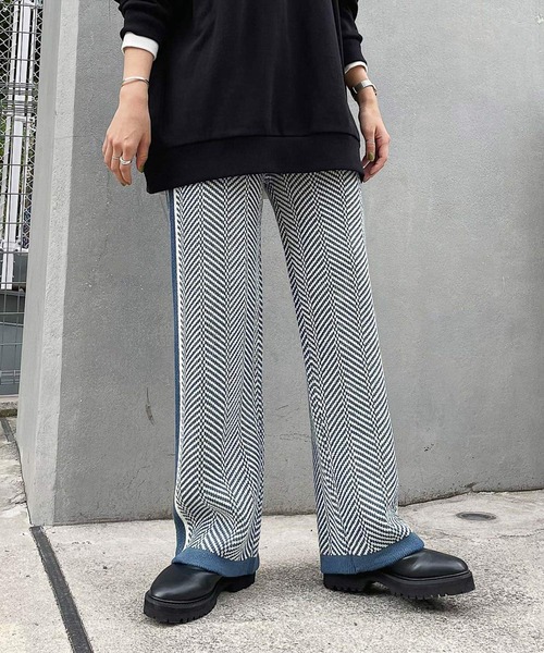 PAGEBOY（ページボーイ）の「ヘリンボーンニットパンツ（その他パンツ・レディース・ブラック/グリーン系その他・FREE）」の17枚目の写真