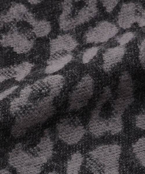 DRESKIP（ドレスキップ）の「◆ジャカードヒョウ柄ストール（ストール/ショール・レディース・ブラウン系4/ブラック系3/ベージュ系3・00）」の4枚目の写真