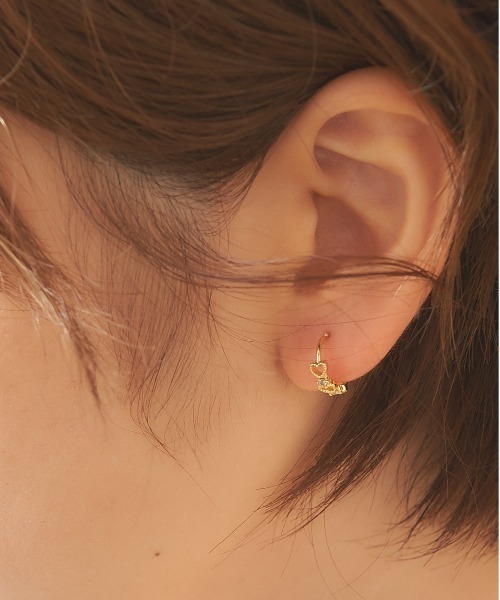 Sakka（サッカ）の「ワンタッチピアス（ピアス（両耳用）・レディース・N/F/H/B/J/G/I/E/O/A/L/C/M/D/K・FREE）」の2枚目の写真