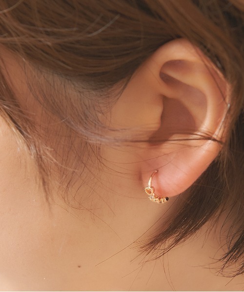 Sakka（サッカ）の「ワンタッチピアス（ピアス（両耳用）・レディース・N/F/H/B/J/G/I/E/O/A/L/C/M/D/K・FREE）」の3枚目の写真