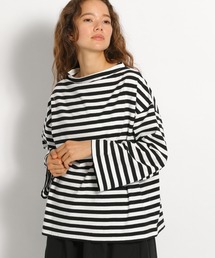 ichi | 【ichi(イチ)】コットンボーダーロンT(Tシャツ/カットソー)