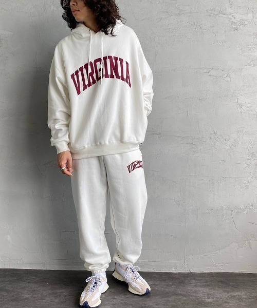 Russell Athletic（ラッセルアスレティック）の「[RUSSELL ATHLETIC/ラッセルアスレチック] 別注カレッジプリントスウェットパーカー（パーカー・レディース・ネイビー/ヘザーグレー/オフホワイト・L/M）」の11枚目の写真