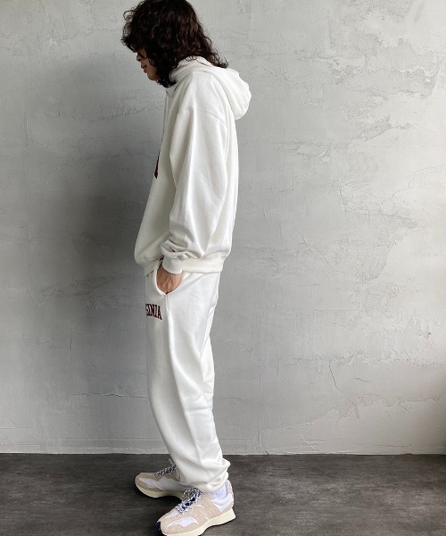 Russell Athletic（ラッセルアスレティック）の「[RUSSELL ATHLETIC/ラッセルアスレチック] 別注カレッジプリントスウェットパーカー（パーカー・レディース・ネイビー/ヘザーグレー/オフホワイト・L/M）」の12枚目の写真
