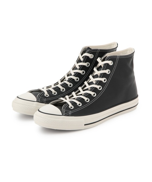 CONVERSE（コンバース）の「【CONVERSE】ALLSTAR OLIVE GREEN LEATHER HI（スニーカー）」 WEAR