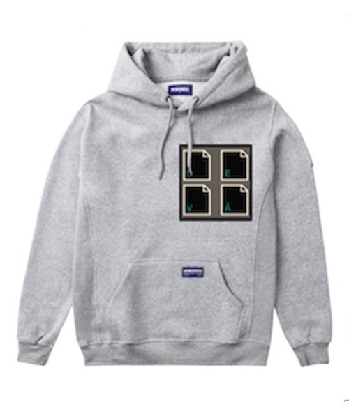 DEVA STATES（ディーヴァ ステイツ）の「BURNOUT HOODIE（パーカー・メンズ・ヘザーグレー/ブラック・M/L/XL/S）」の4枚目の写真