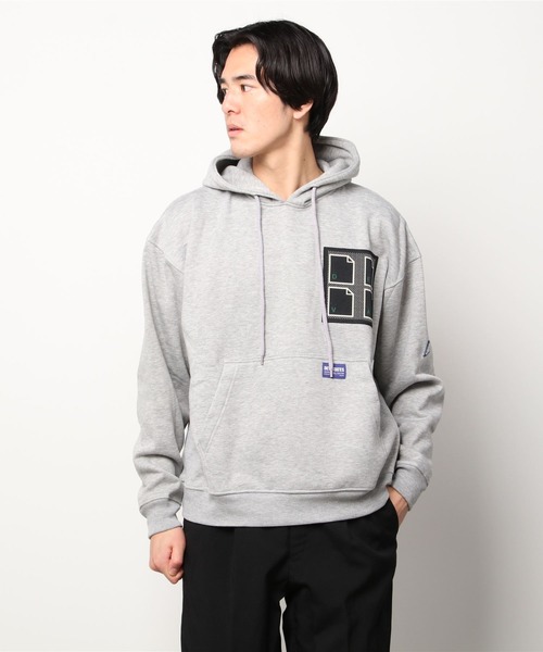 DEVA STATES（ディーヴァ ステイツ）の「BURNOUT HOODIE（パーカー・メンズ・ヘザーグレー/ブラック・M/L/XL/S）」の9枚目の写真
