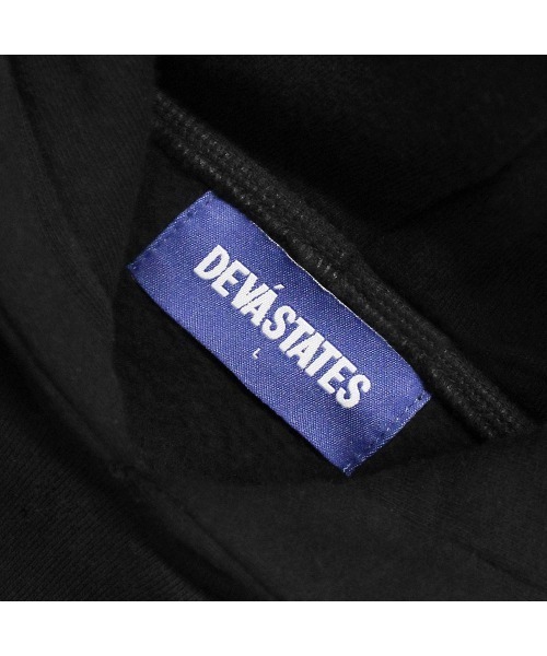 DEVA STATES（ディーヴァ ステイツ）の「BURNOUT HOODIE（パーカー・メンズ・ヘザーグレー/ブラック・M/L/XL/S）」の13枚目の写真
