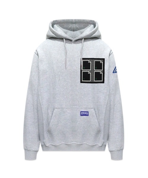 DEVA STATES（ディーヴァ ステイツ）の「BURNOUT HOODIE（パーカー・メンズ・ヘザーグレー/ブラック・M/L/XL/S）」の14枚目の写真