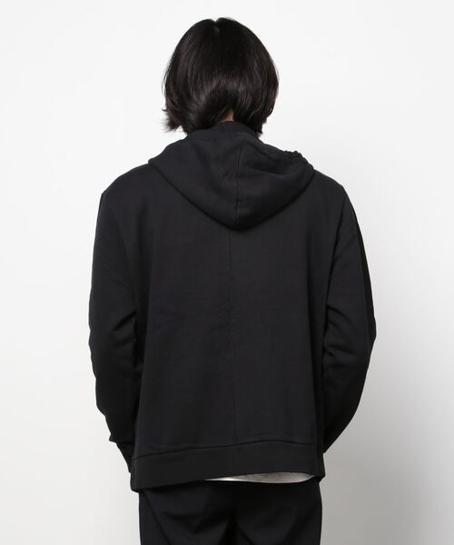 ALLSAINTS（オールセインツ）の「NICO ZIP HOODY | NICO ジップ フーディー（パーカー・メンズ・ブラック・S/M/L/XS）」の3枚目の写真