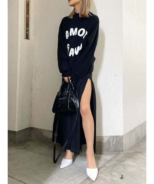 GYDA(ジェイダ)の「サイドスリットマーメイドデニム ジャンスカ(ジャンパースカート・レディース・ブラック/ブルー・SMALL/MEDIUM)」の15枚目の写真