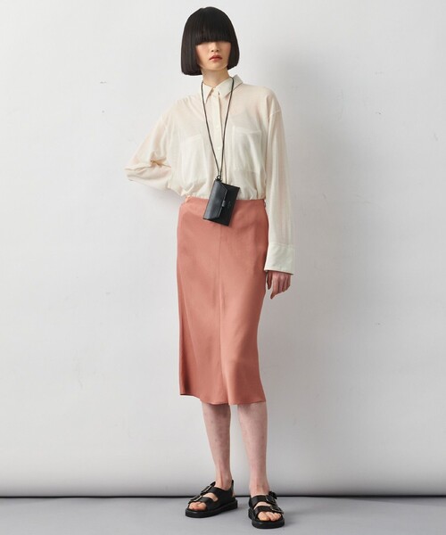 JOSEPH STUDIO(ジョゼフストゥディオ)の「キャンバス&エコレザー オリガミバッグ(ショルダーバッグ・レディース・ブラック系・F)」の4枚目の写真