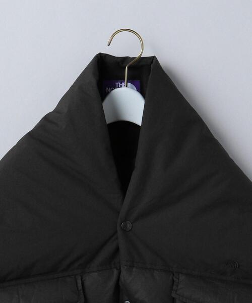 BEAUTY&YOUTH UNITED ARROWS（ビューティーアンドユースユナイテッドアローズ）の「＜THE NORTH FACE PURPLE LABEL＞FIELD DOWN CAPE/ケープ Ψ（ポンチョ・レディース・ブラック・FREE）」の3枚目の写真