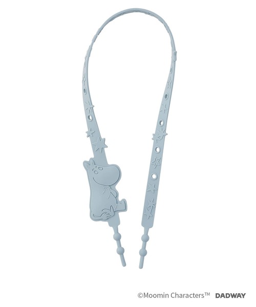 MOOMIN BABY（ムーミンベビー）の「シリコーンストラップ ムーミン（ベビーカー/ベビーカー用品・キッズ・ピンク/ライトグレー/ライトブルー・ONE SIZE）」の3枚目の写真