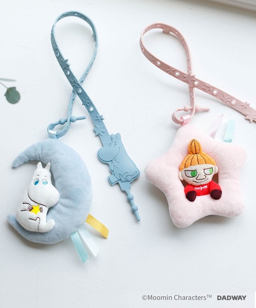 MOOMIN BABY（ムーミンベビー）の「シリコーンストラップ ムーミン（ベビーカー/ベビーカー用品・キッズ・ピンク/ライトグレー/ライトブルー・ONE SIZE）」の6枚目の写真