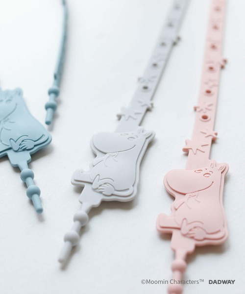 MOOMIN BABY（ムーミンベビー）の「シリコーンストラップ ムーミン（ベビーカー/ベビーカー用品・キッズ・ピンク/ライトグレー/ライトブルー・ONE SIZE）」の8枚目の写真