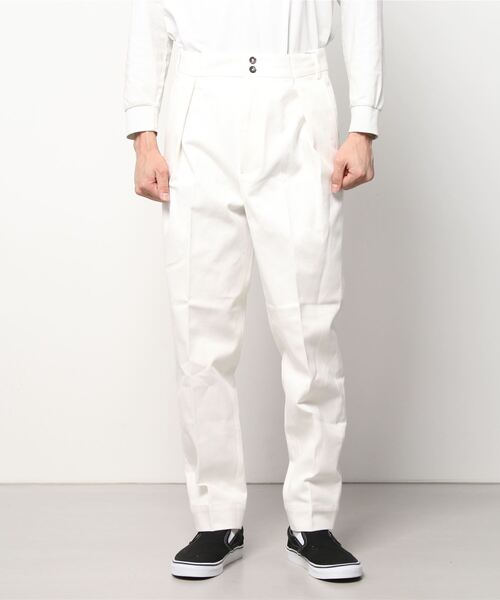 FRED PERRY（フレッドペリー）の「Casely-Hayford Denim Trouser（デニムパンツ・メンズ・ホワイト・XS/S/M）」の6枚目の写真