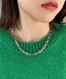 LOWRYS FARM | ダブルパーツチェーンネックレス　259832(ネックレス)