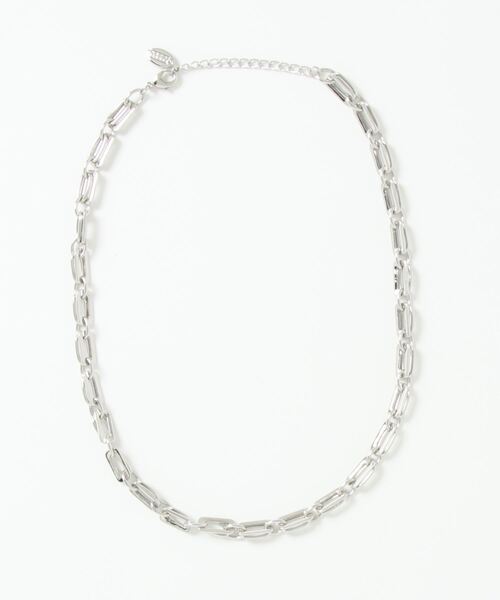 LOWRYS FARM（ローリーズファーム）の「ダブルパーツチェーンネックレス　259832（ネックレス・レディース・シルバー/ゴールド・FREE）」の4枚目の写真