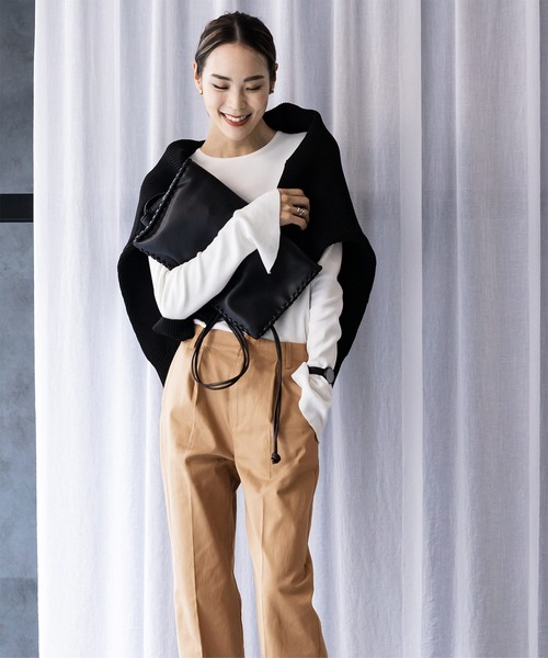 R セミワイドチノパンツ UR'S（ユアーズ）の「セミワイドチノパンツ（その他パンツ）」 - WEAR