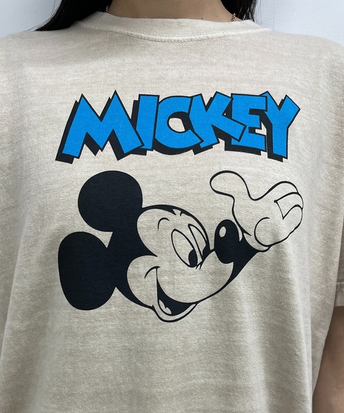 LOUNGEDRESS（ラウンジドレス）の「【GOOD ROCK SPEED/グッドロックスピード】MICKY  Tシャツ（Tシャツ/カットソー・レディース・ベージュ・FREE）」の9枚目の写真