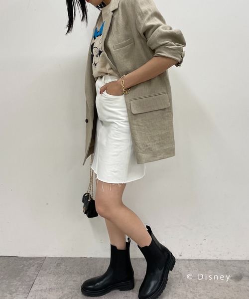 LOUNGEDRESS（ラウンジドレス）の「【GOOD ROCK SPEED/グッドロックスピード】MICKY  Tシャツ（Tシャツ/カットソー・レディース・ベージュ・FREE）」の13枚目の写真