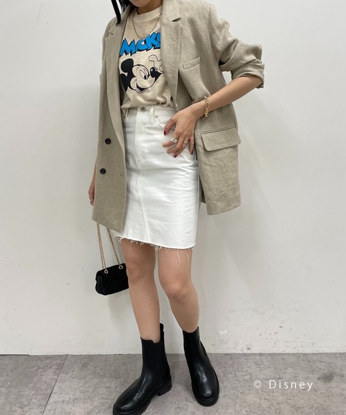 LOUNGEDRESS（ラウンジドレス）の「【GOOD ROCK SPEED/グッドロックスピード】MICKY  Tシャツ（Tシャツ/カットソー・レディース・ベージュ・FREE）」の12枚目の写真