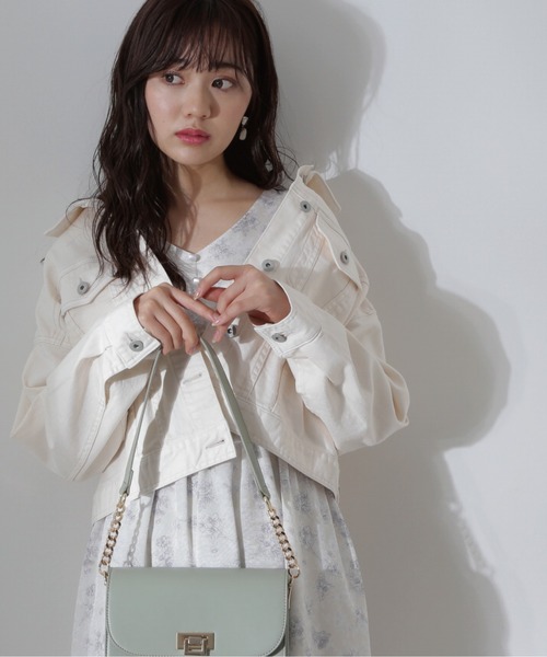 PROPORTION BODY DRESSING（プロポーションボディドレッシング）の「【美人百花4月号掲載商品】ショート丈デニムＧジャン / 1212155203（デニムジャケット・レディース・オフホワイト/グレー/ブルー・SMALL/MEDIUM）」の2枚目の写真